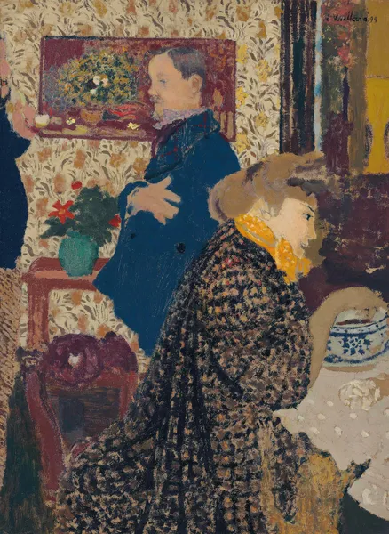 Misia et Vallotton à Villeneuve av Édouard Vuillard