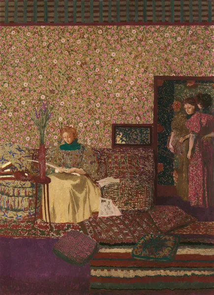 Personnages dans un intérieur. L’intimité av Édouard Vuillard