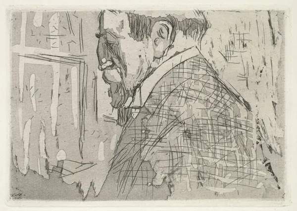 Portrait of Theo van Rysselberghe av Édouard Vuillard