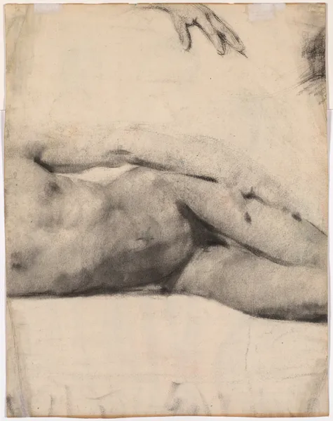Reclining Male Nude av Édouard Vuillard