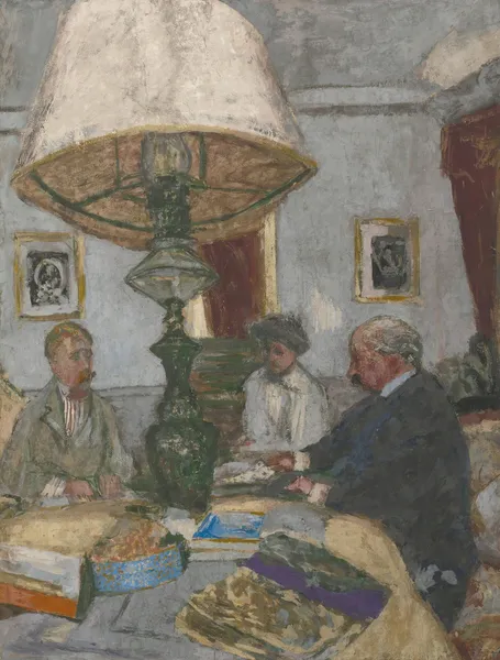 Sous La Grande Lampe À Saint-Jacut av Édouard Vuillard