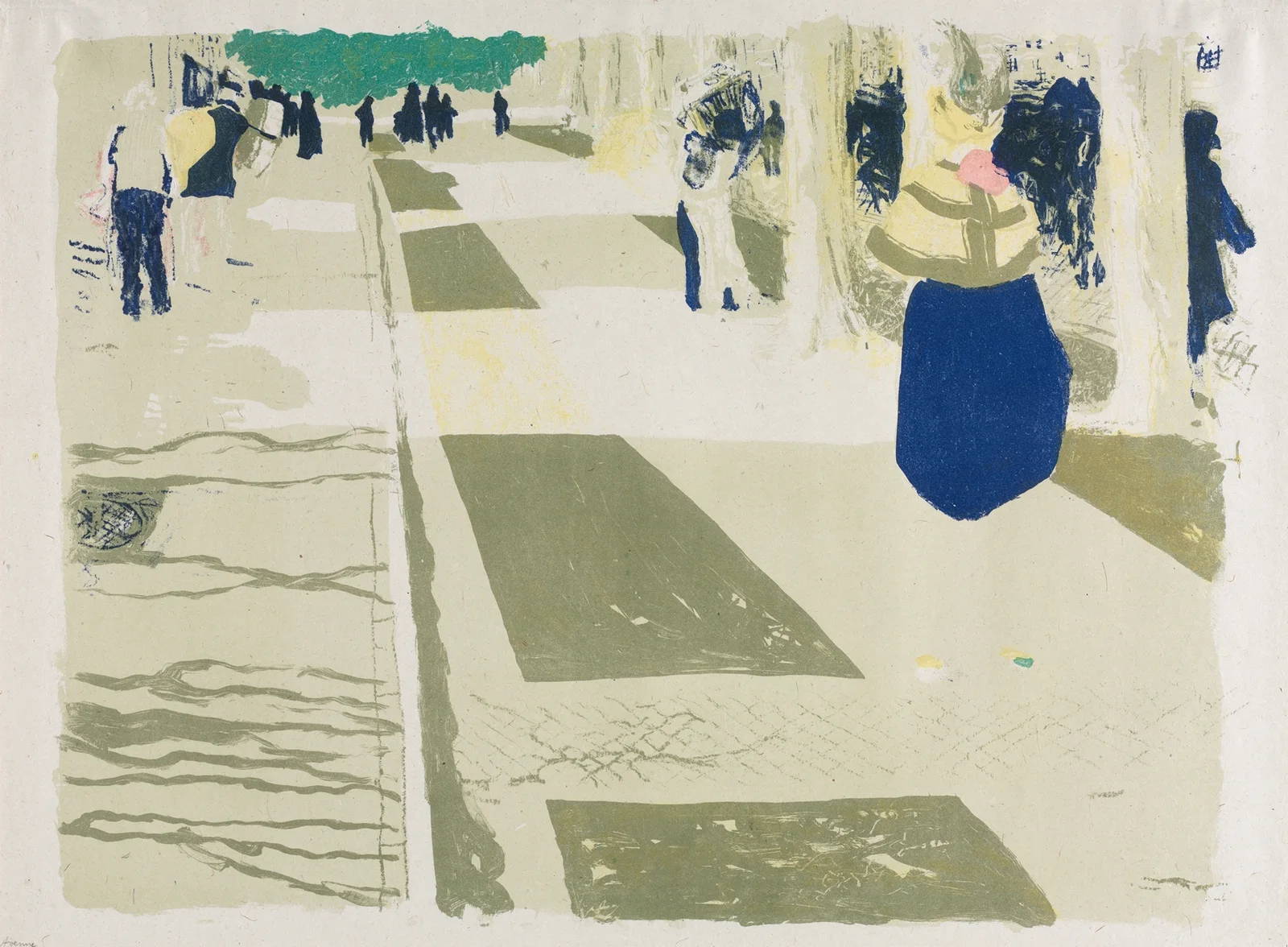 The Avenue av Édouard Vuillard