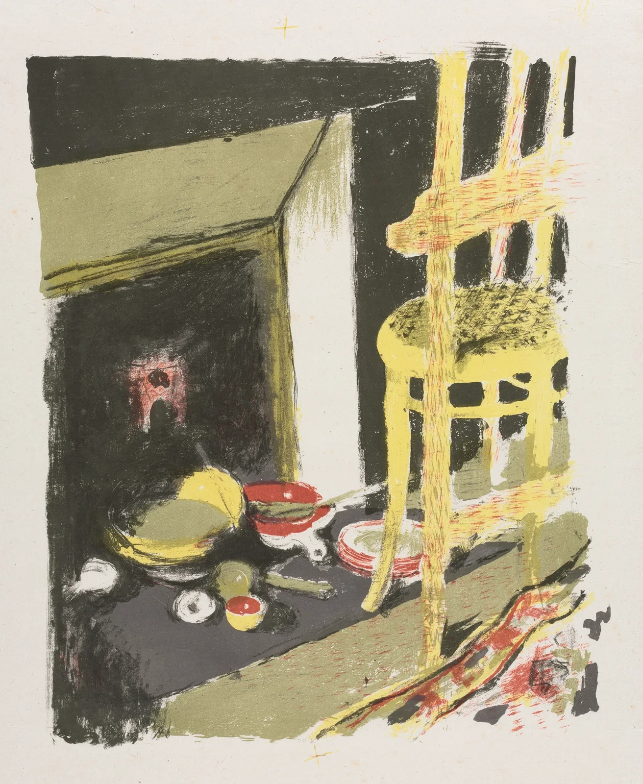 The Hearth av Édouard Vuillard