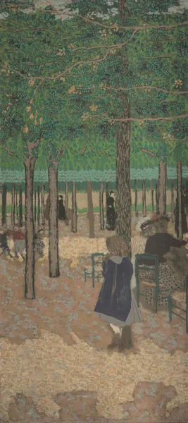 Under the Trees (from ‘The Public Gardens’) av Édouard Vuillard