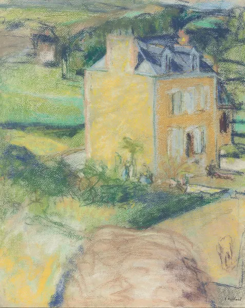 Villa At Saint-Jacut av Édouard Vuillard