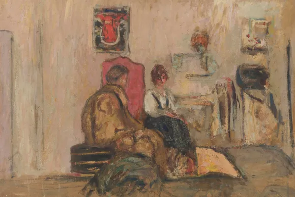 Yvonne Printemps Dans Sa Loge av Édouard Vuillard