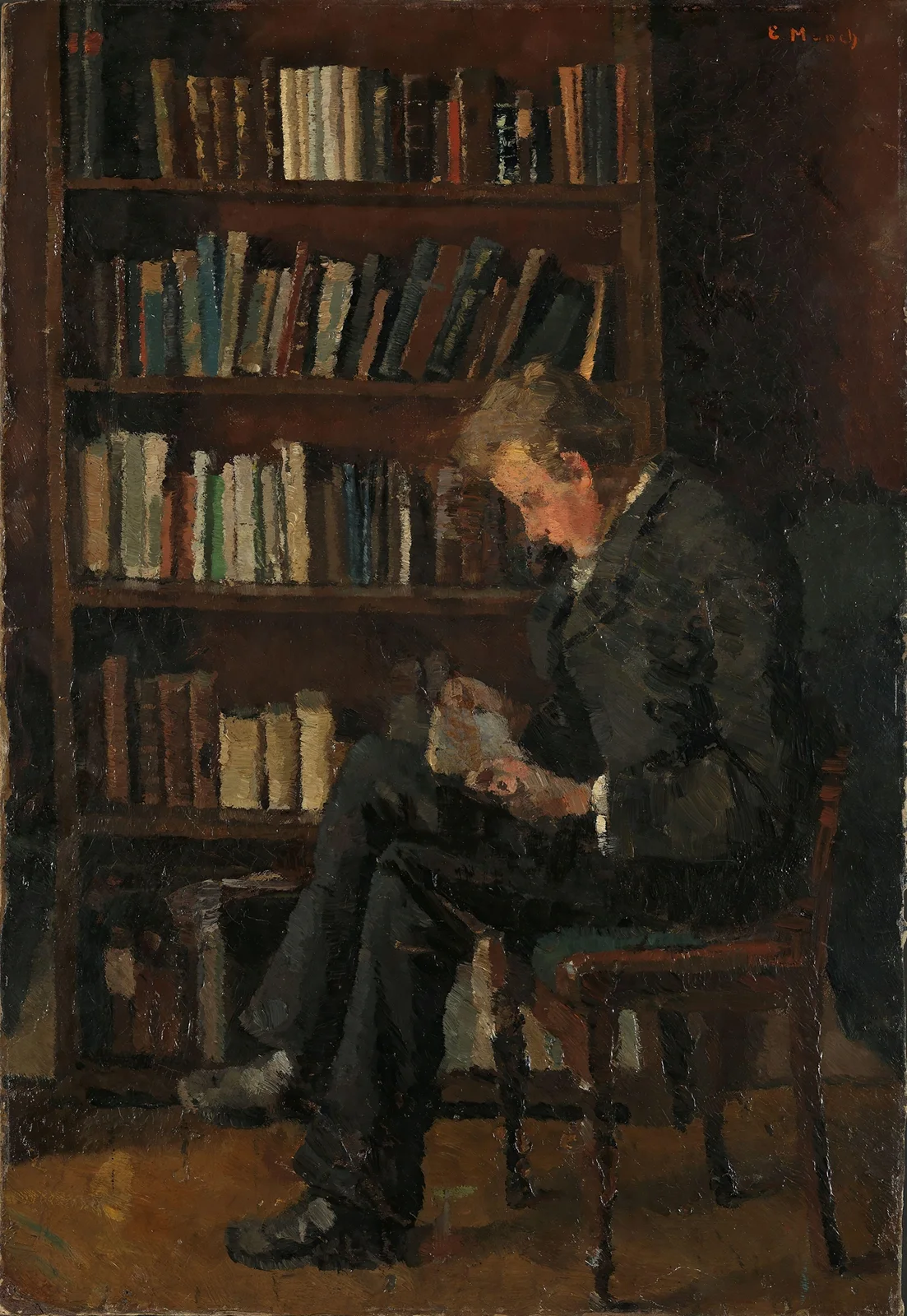 Andreas Reading av Edvard Munch