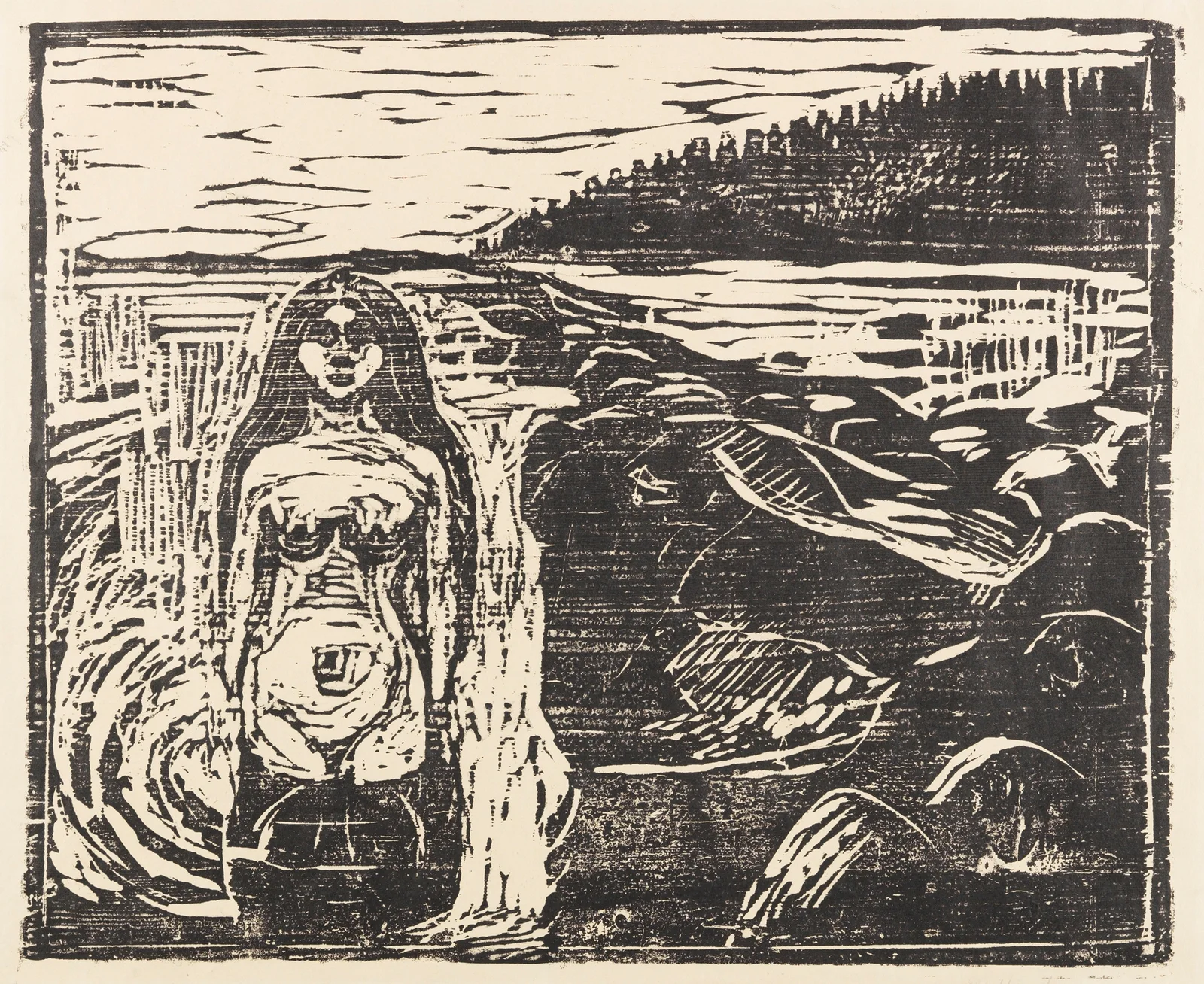 Badendes Weib av Edvard Munch