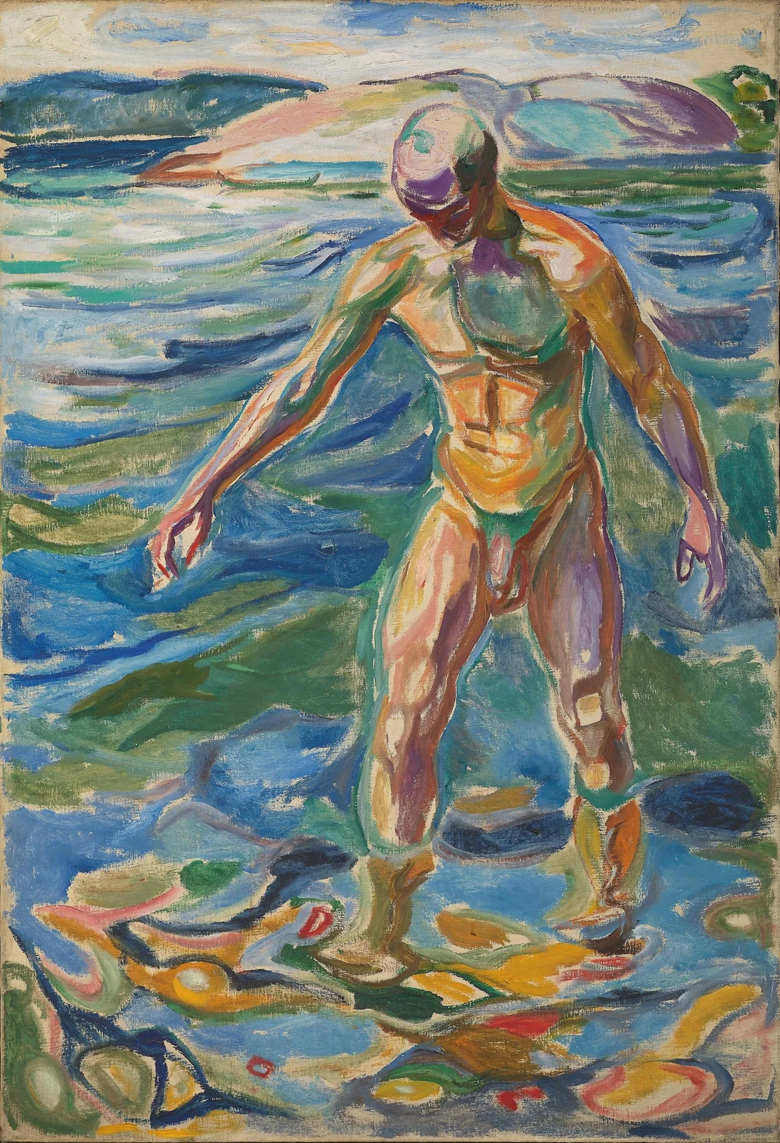 Bathing Man av Edvard Munch