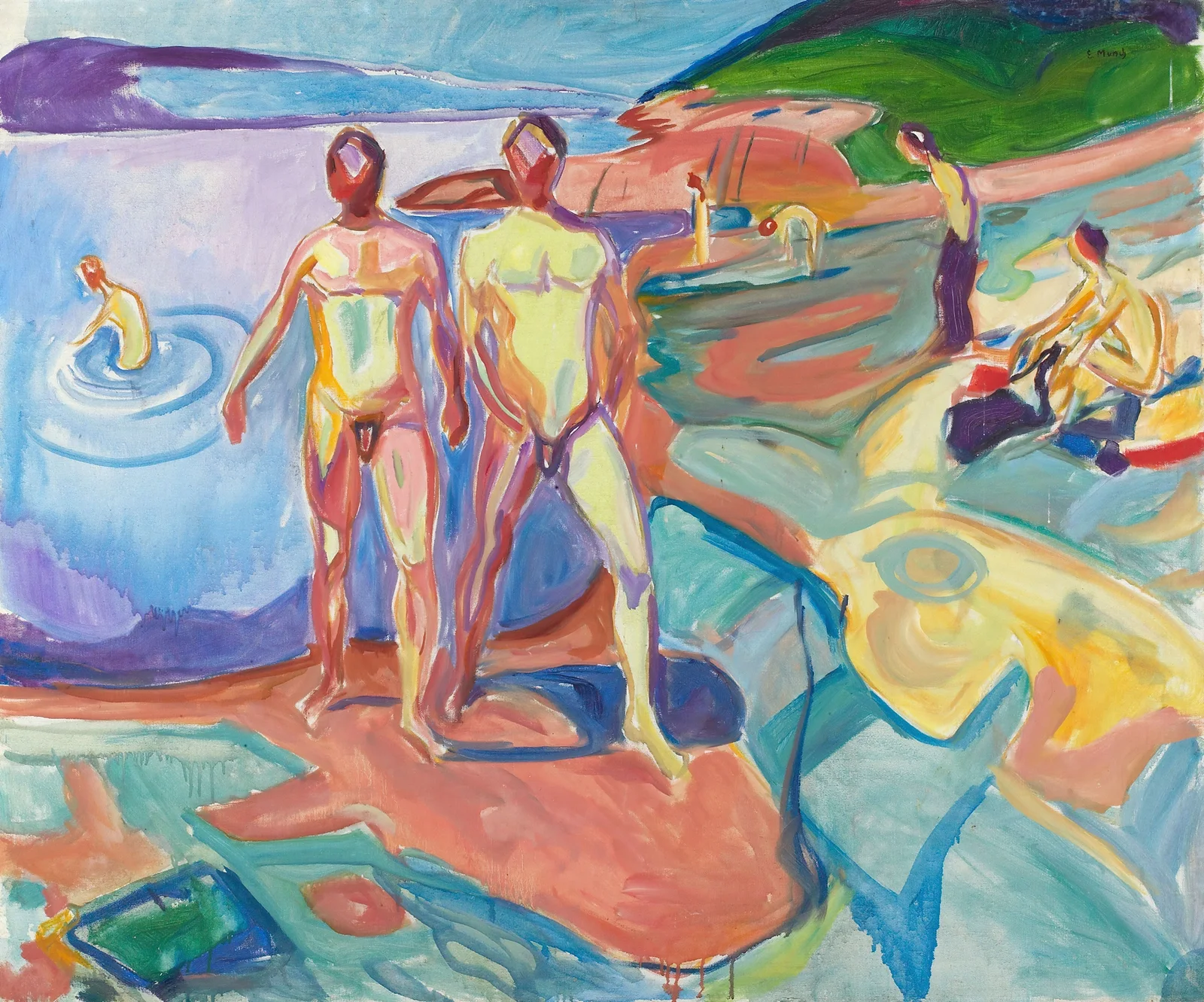 Bathing Men av Edvard Munch