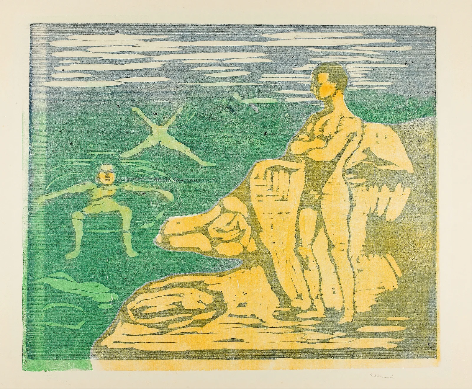 Boys Bathing av Edvard Munch