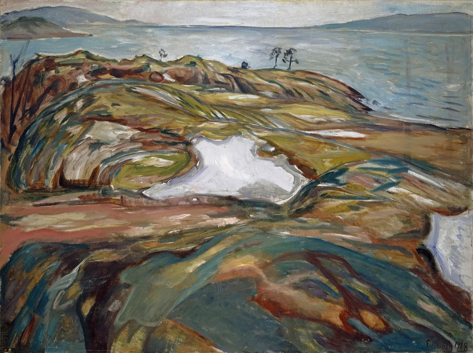Coastal Landscape av Edvard Munch