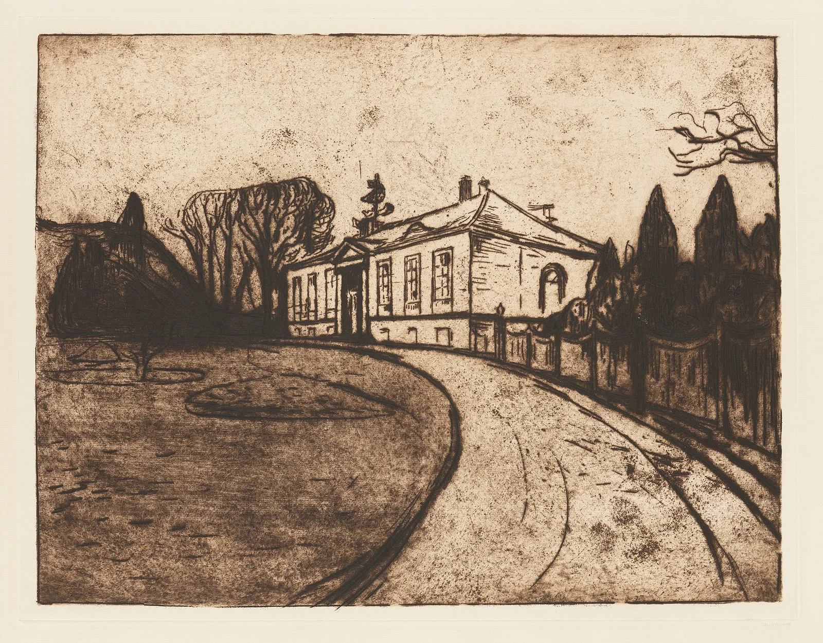 Das Haus av Edvard Munch