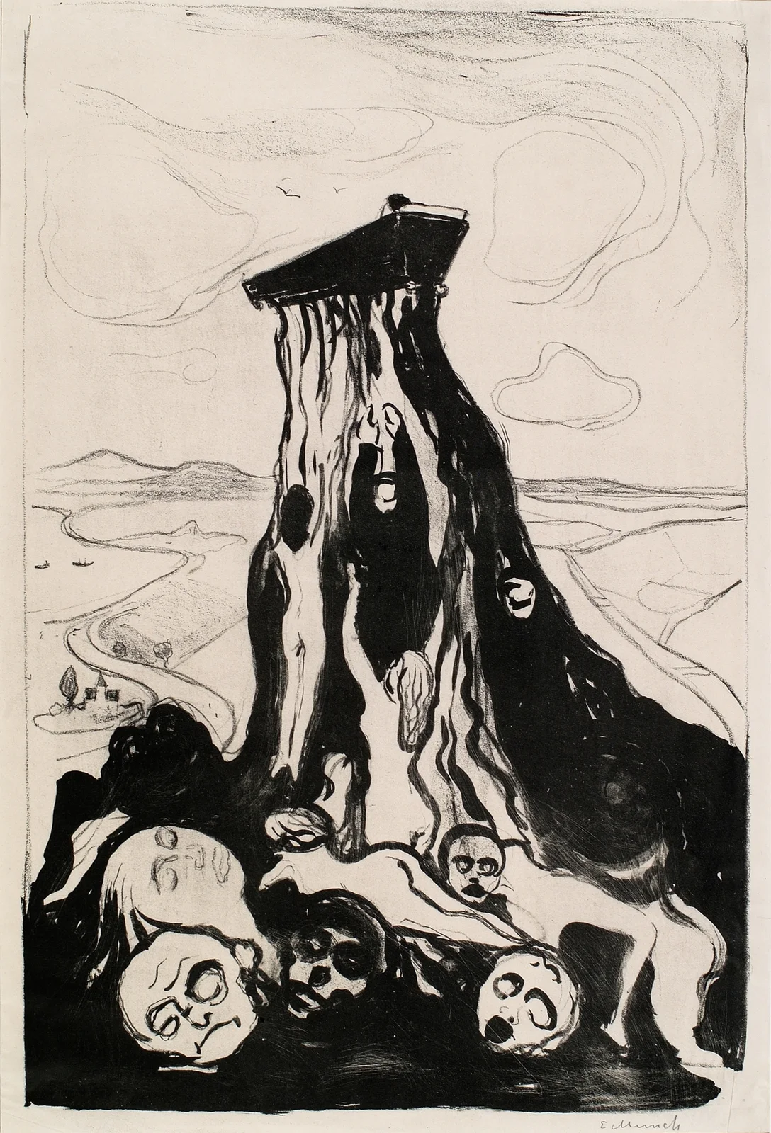 Funeral March av Edvard Munch