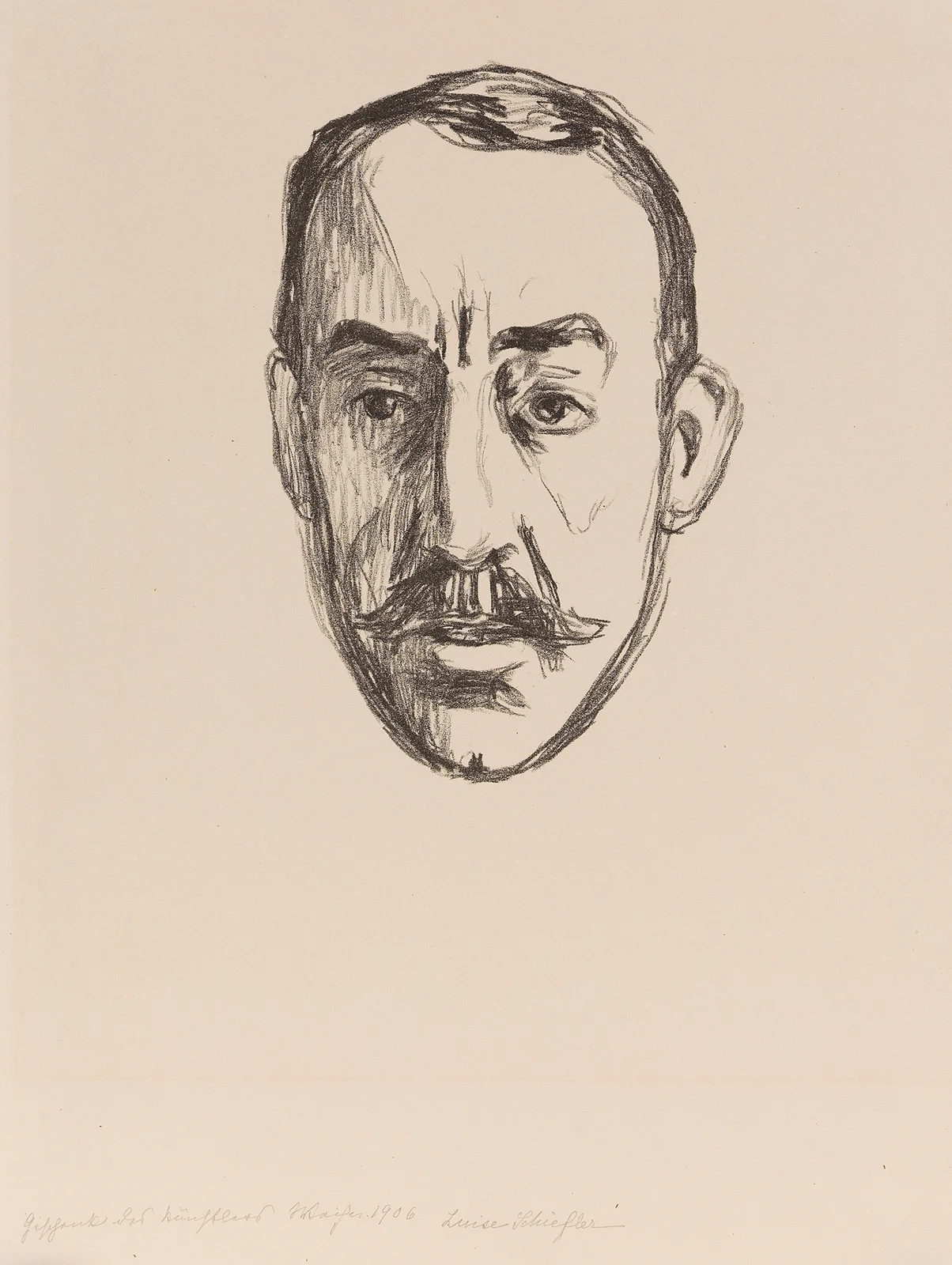 Henry van de Velde av Edvard Munch