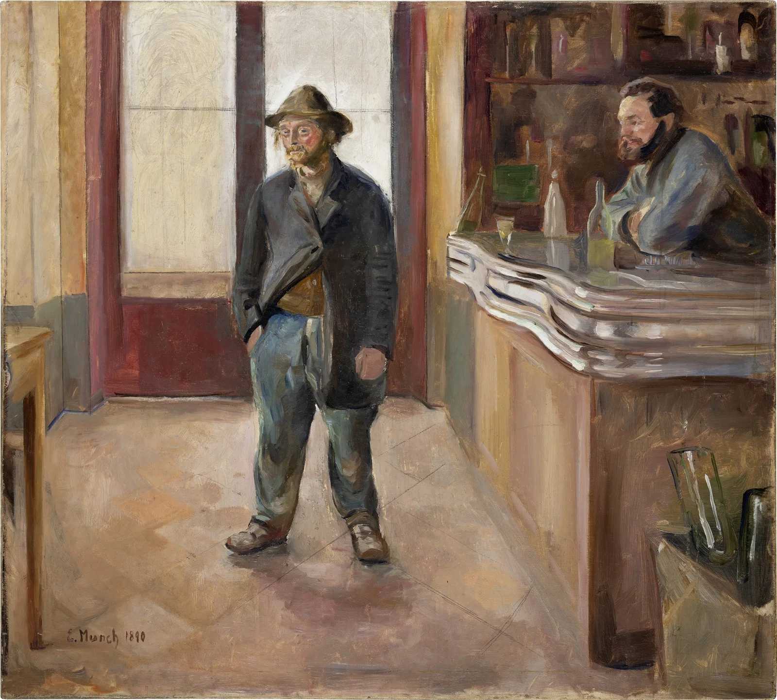 In the Tavern av Edvard Munch