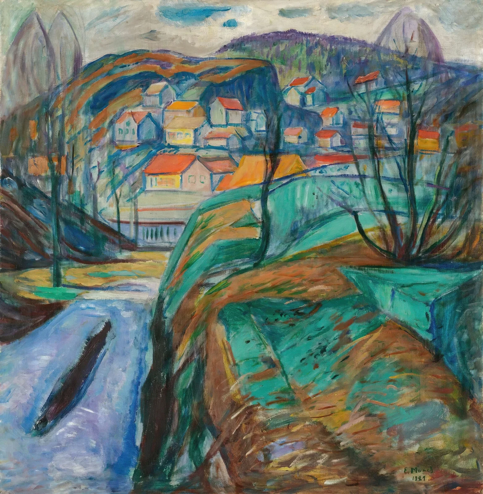 Kragerø Om Våren (Kragerø In Spring) av Edvard Munch