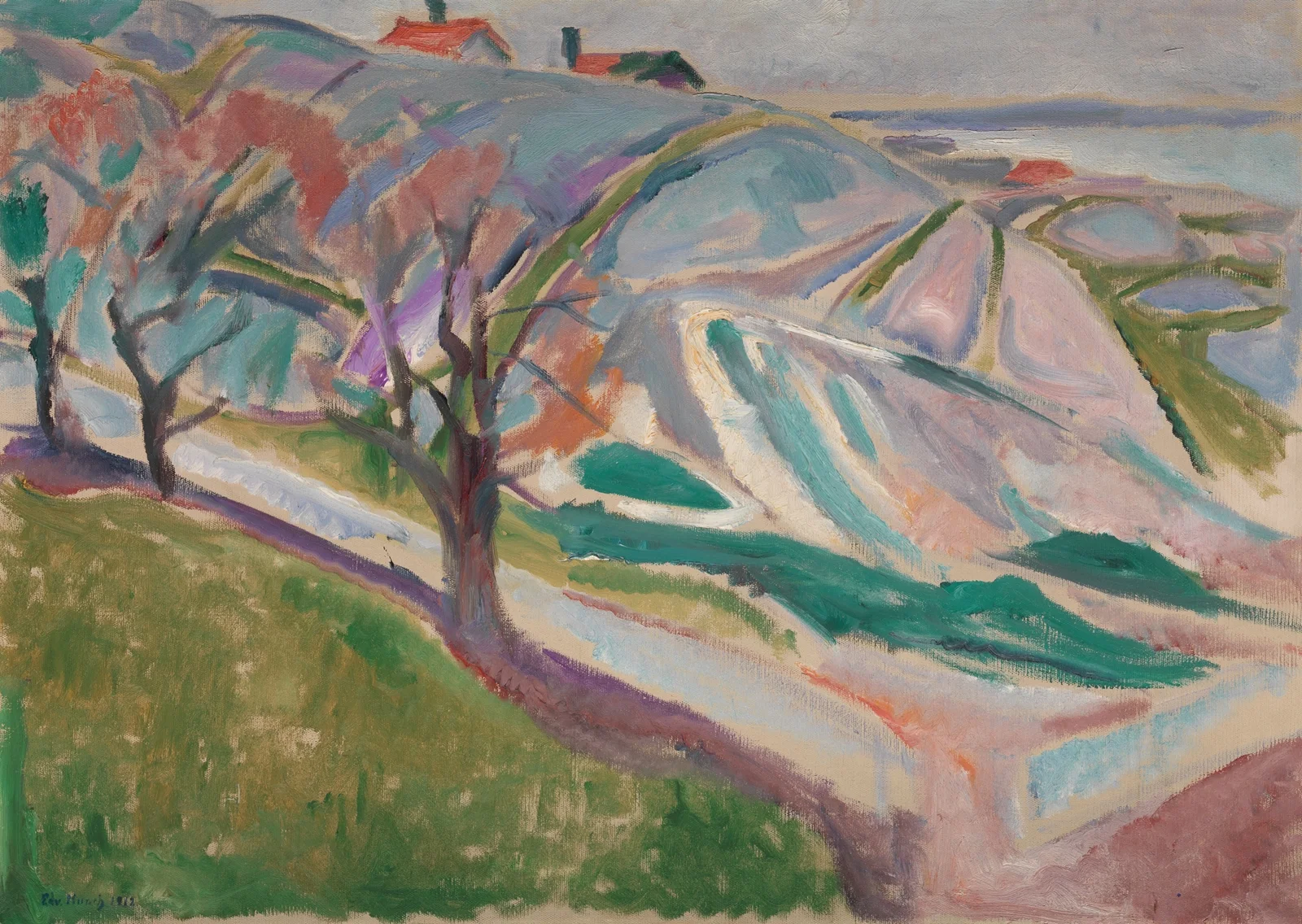 Landscape, Kragerø av Edvard Munch