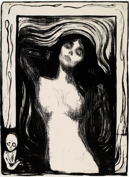 Madonna – nr 1 av Edvard Munch