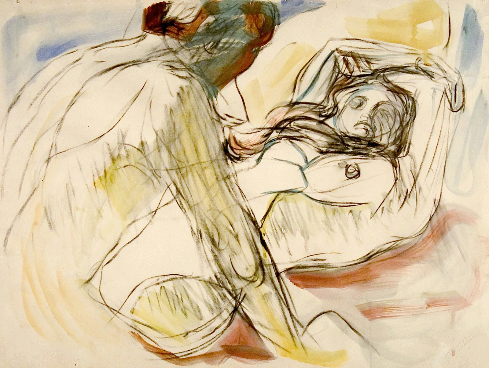 Mann og kvinne av Edvard Munch