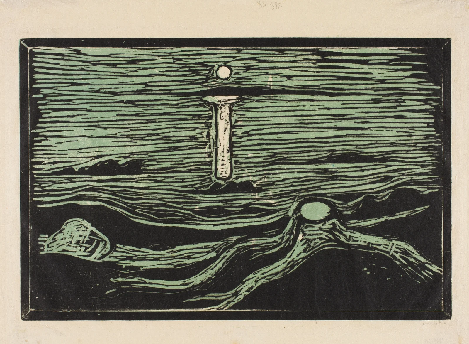 Mystical Shore av Edvard Munch