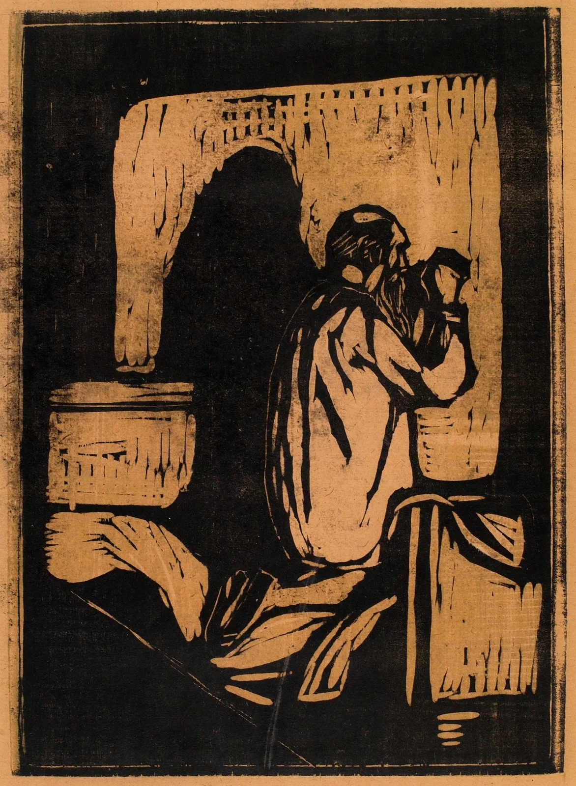 Old Man Praying av Edvard Munch