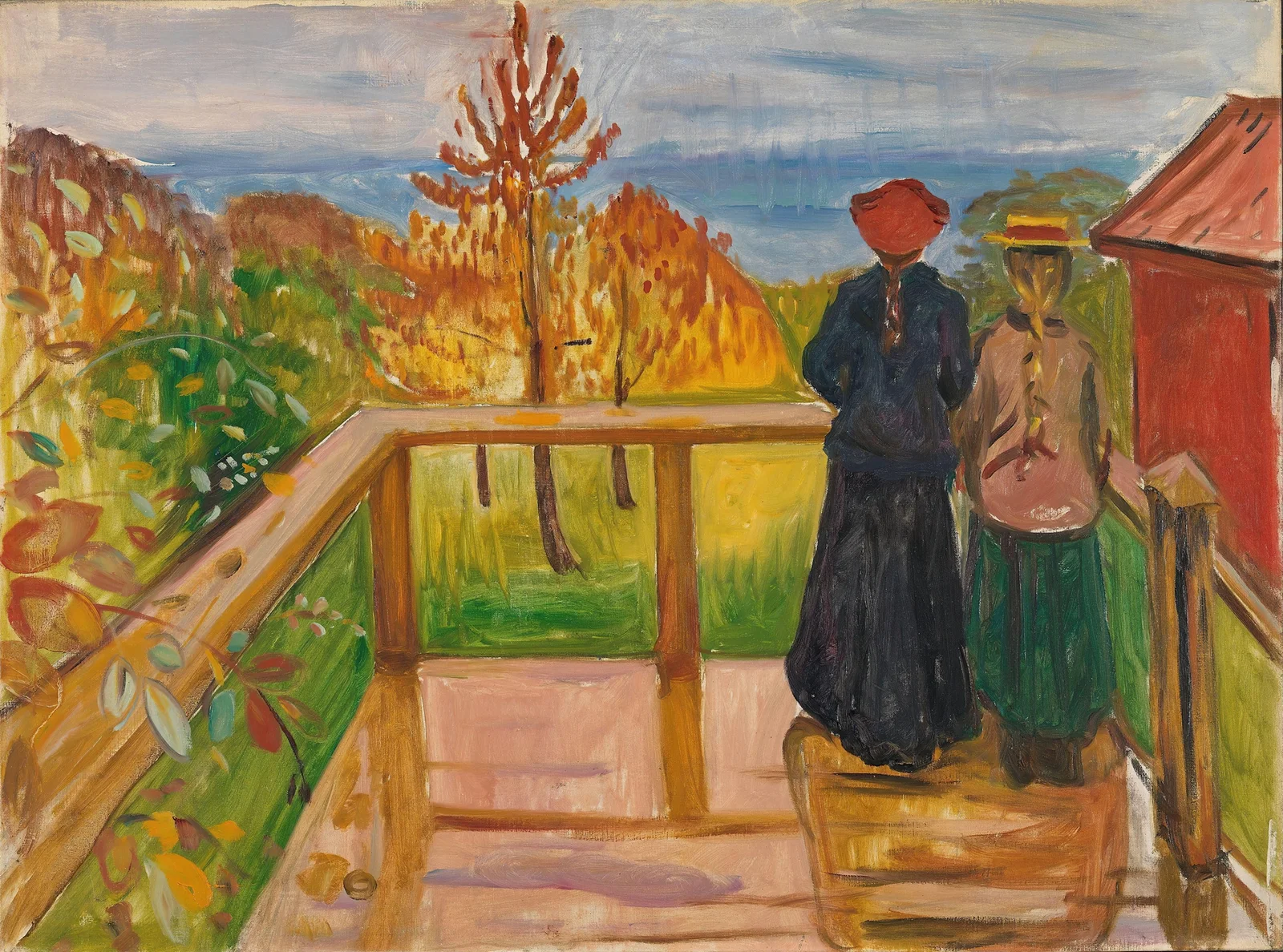 On the Veranda av Edvard Munch