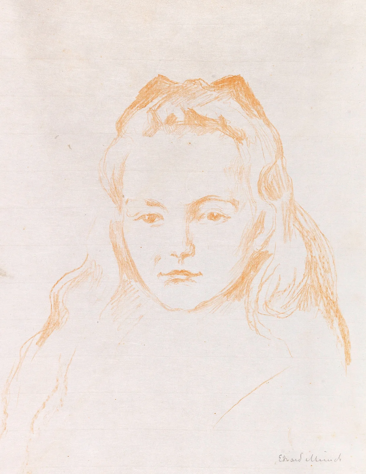 Ottilie Schiefler av Edvard Munch