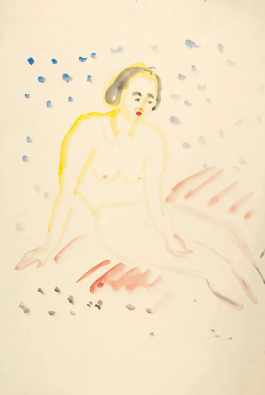 Sittende akt av Edvard Munch