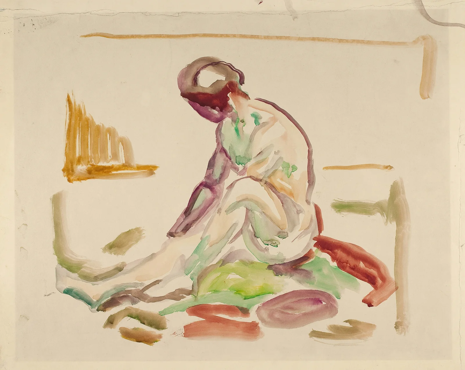 Sittende akt av Edvard Munch