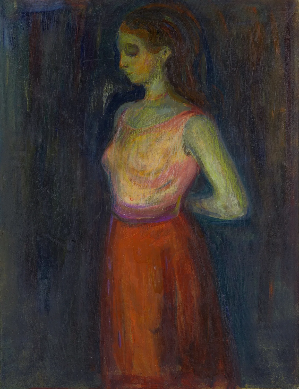 Study of a Model av Edvard Munch