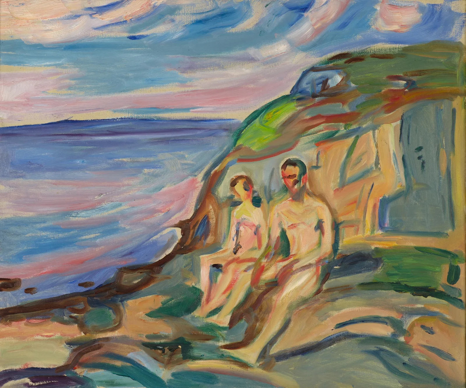 Sunbathin av Edvard Munch
