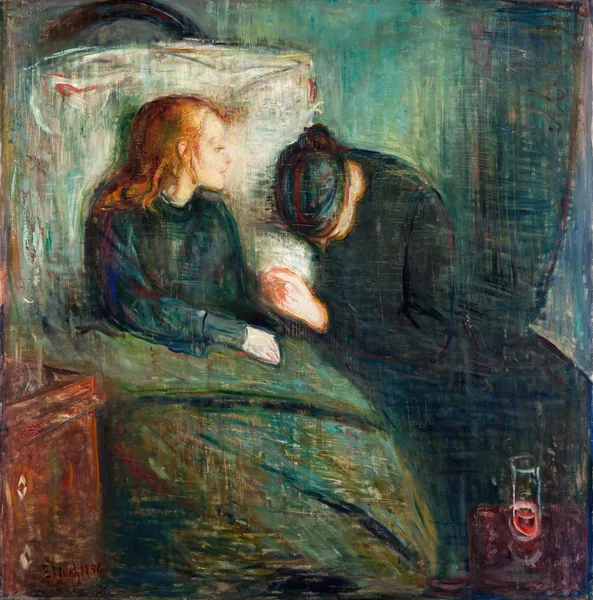 The Sick Girl av Edvard Munch