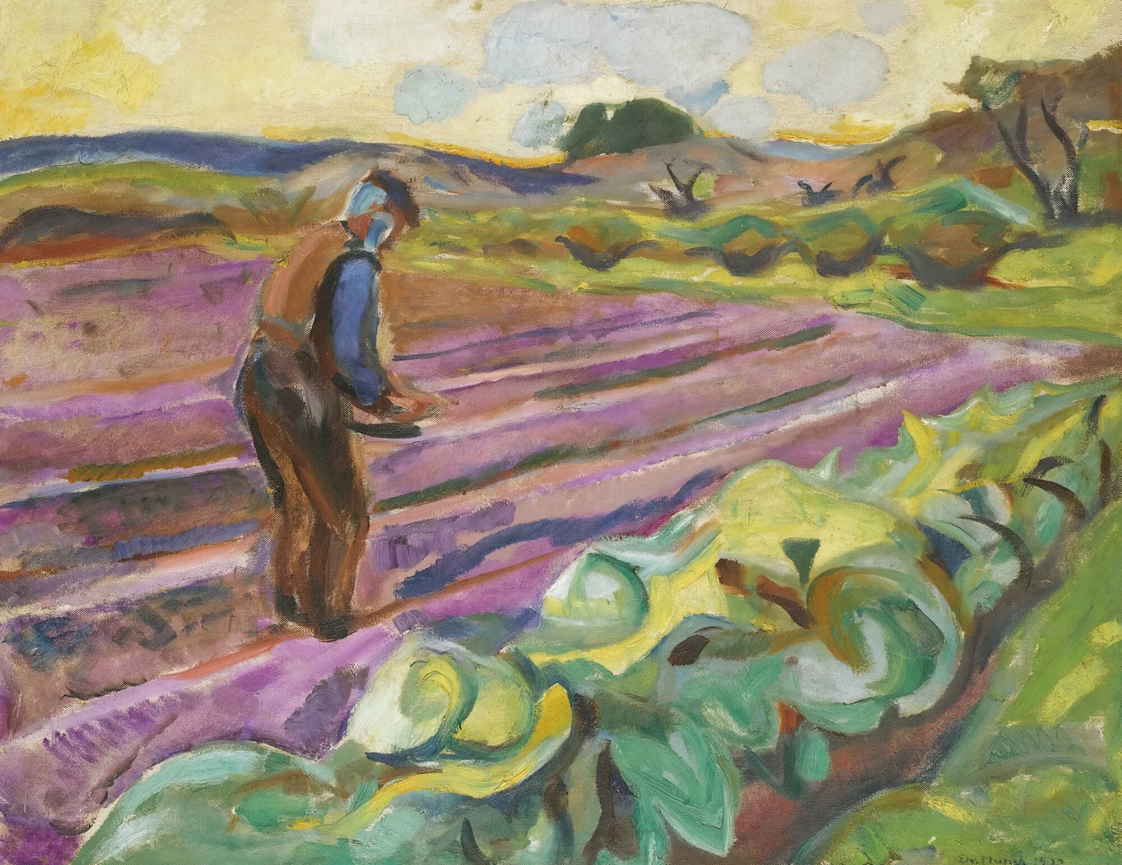 The Sower av Edvard Munch