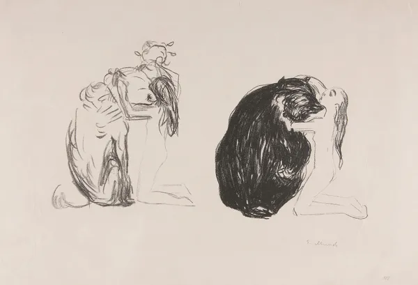 Und Omega begegnete dem Bären, Alpha og Omega av Edvard Munch