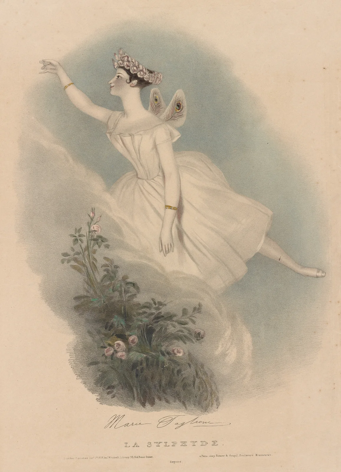 La sylphide av Alfred Edward Chalon