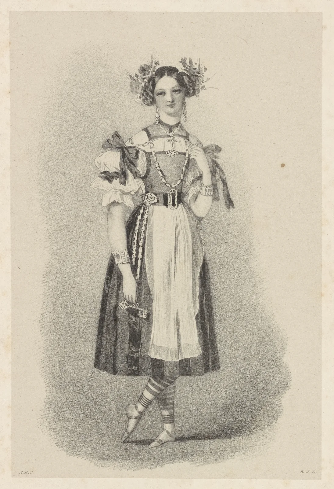 La tirolienne av Alfred Edward Chalon