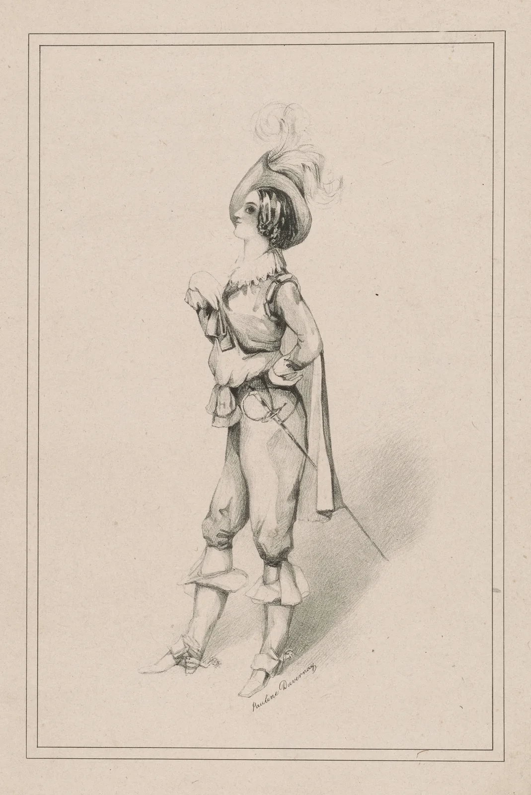 Pauline Duvernay av Alfred Edward Chalon