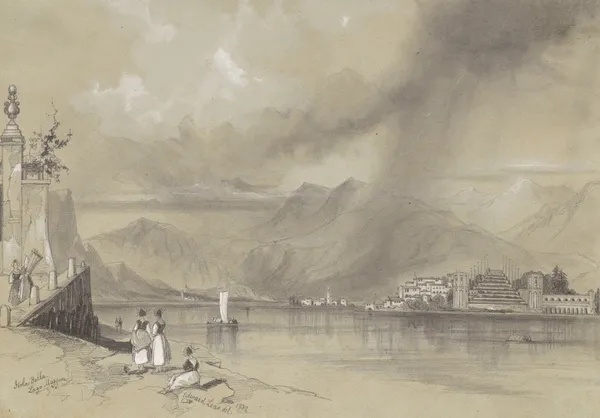 Isola Bella, Lago Maggiore av Edward Lear