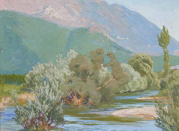 Aniene river av Edward Okuń