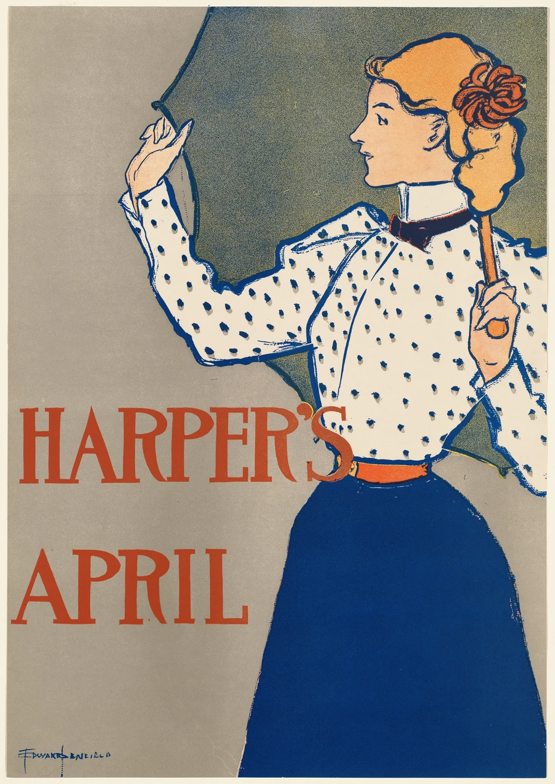 Harper’s April, 1897 av Edward Penfield
