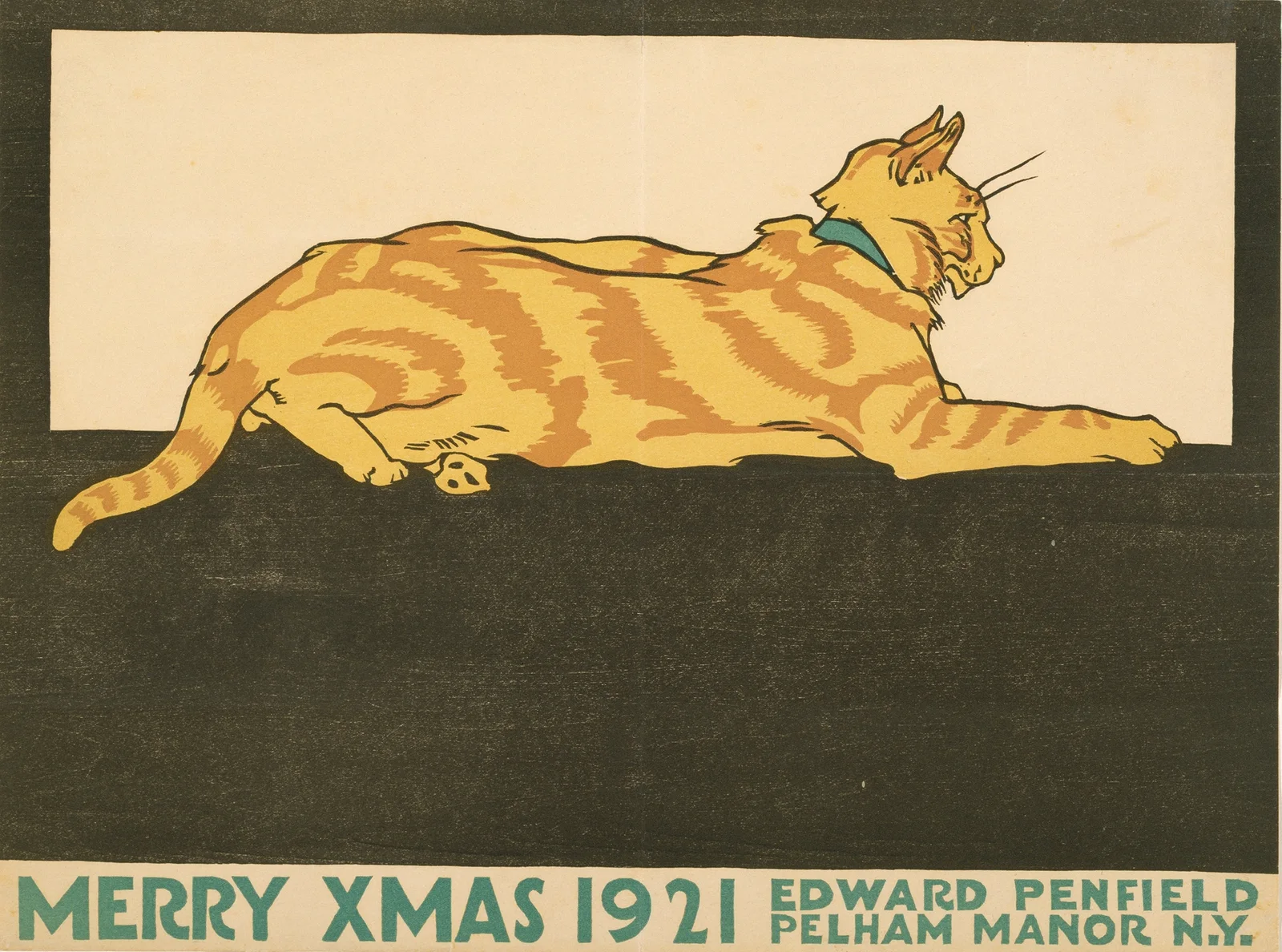 Merry Xmas, 1921 av Edward Penfield