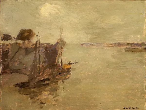 Honfleur Fishing Boats no. 2 av Frank Edwin Scott