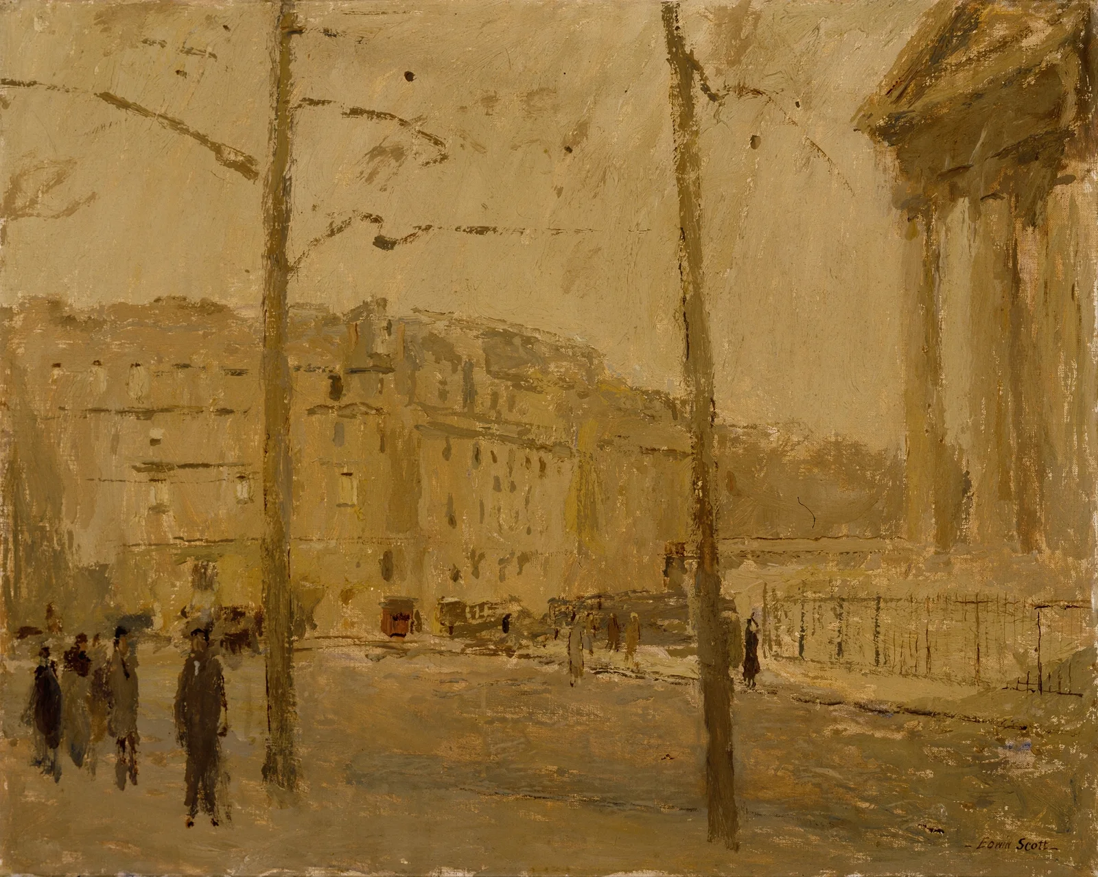 La Madeleine at Dawn av Frank Edwin Scott