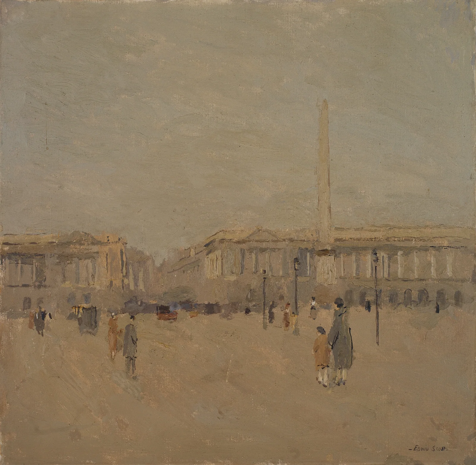 Place de la Concorde no. II av Frank Edwin Scott