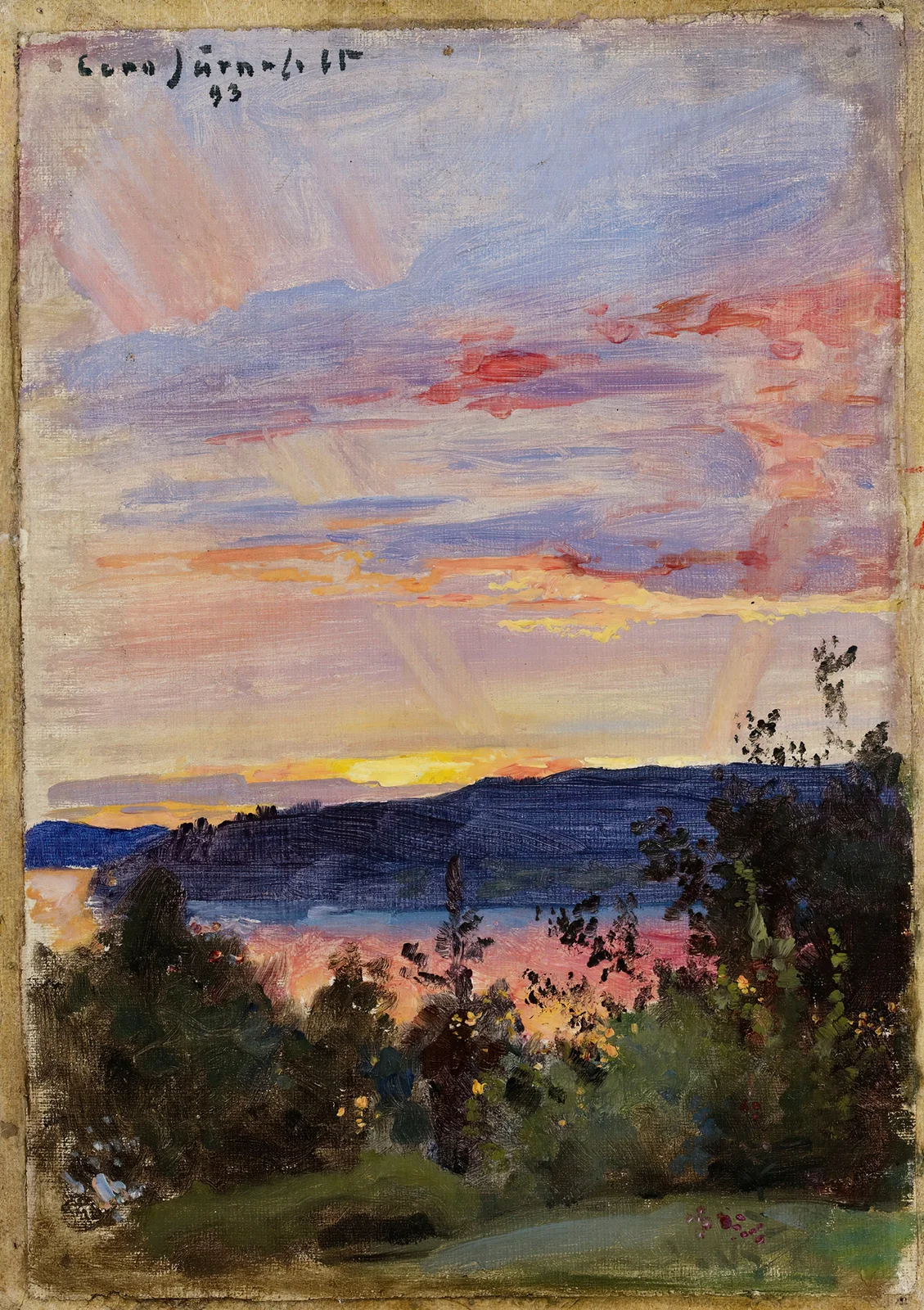 Sunset av Eero Järnefelt