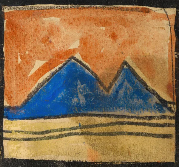 Abstrahierte Landschaft, 1918 – nr 2 av Egon Schiele