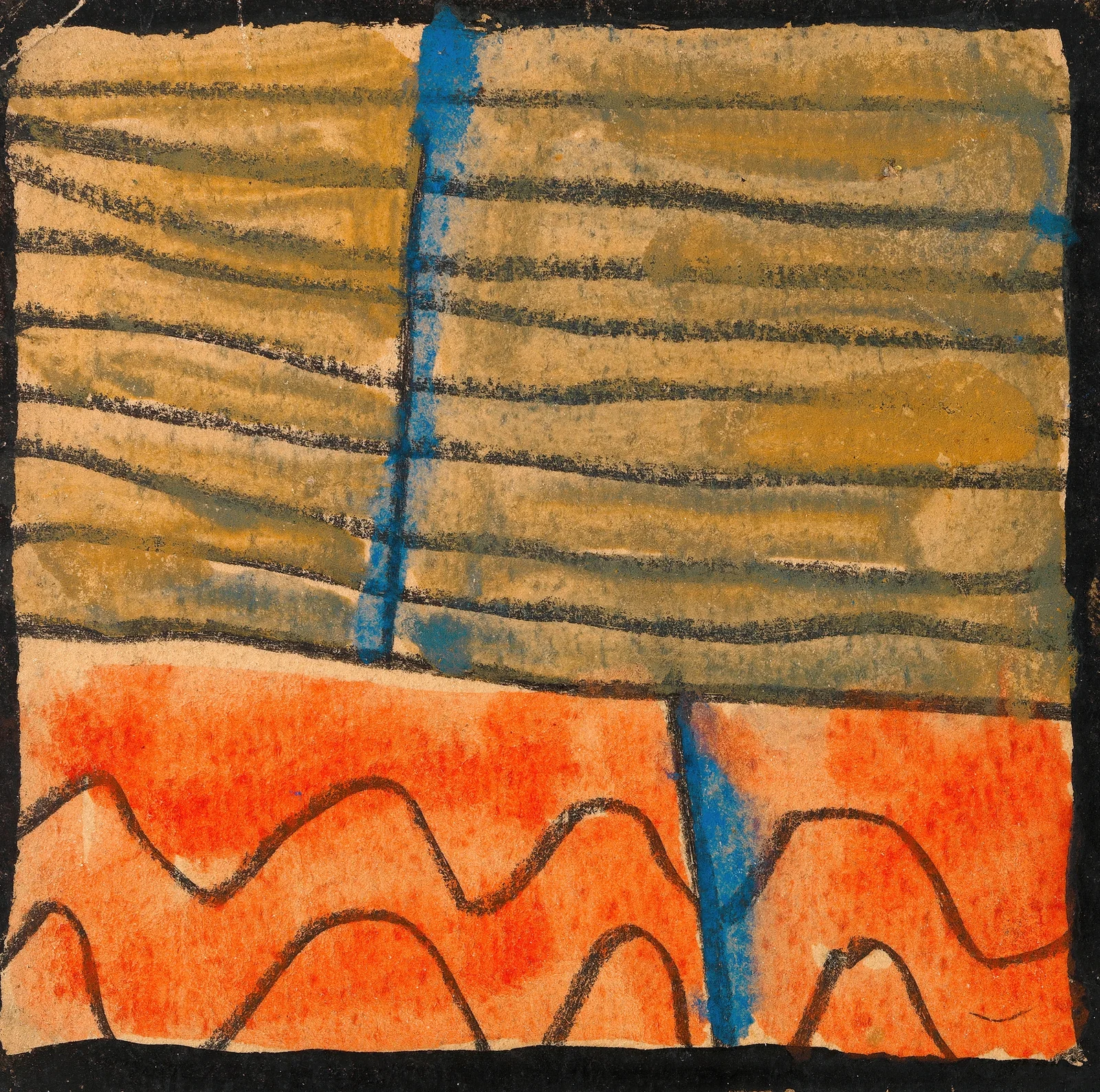 Abstrahierte Landschaft av Egon Schiele