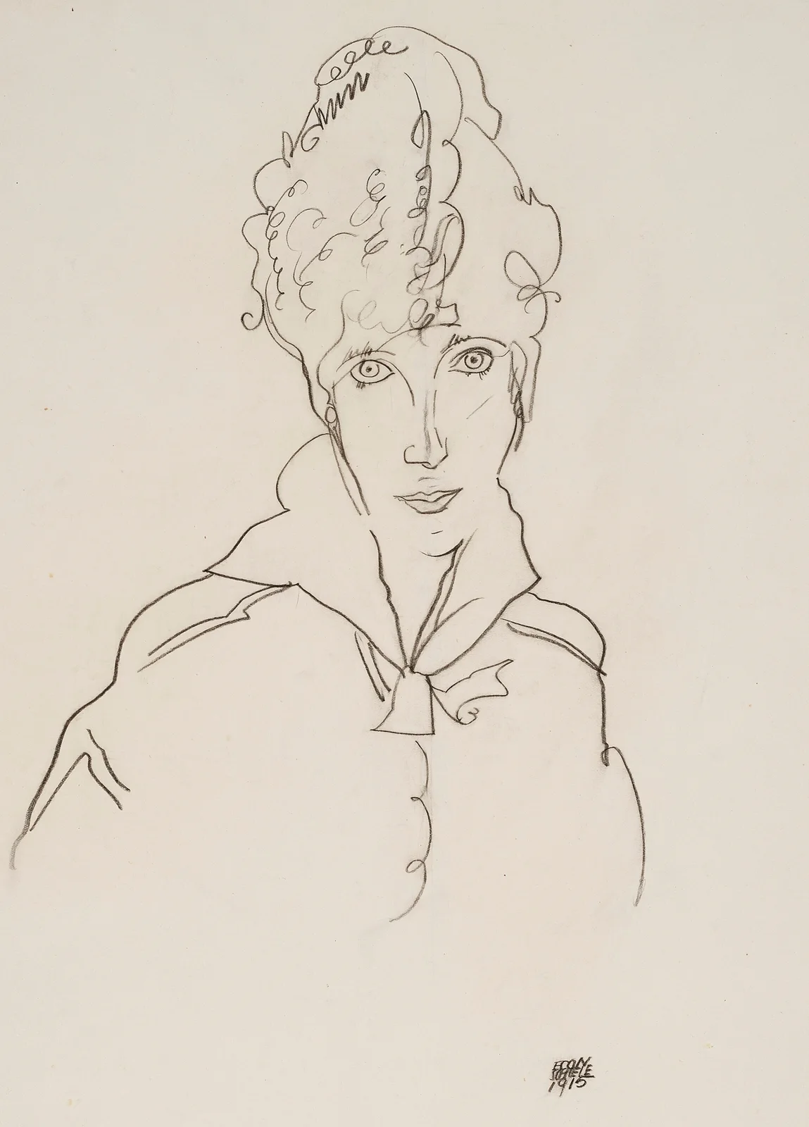 Bildnis Edith Schiele av Egon Schiele