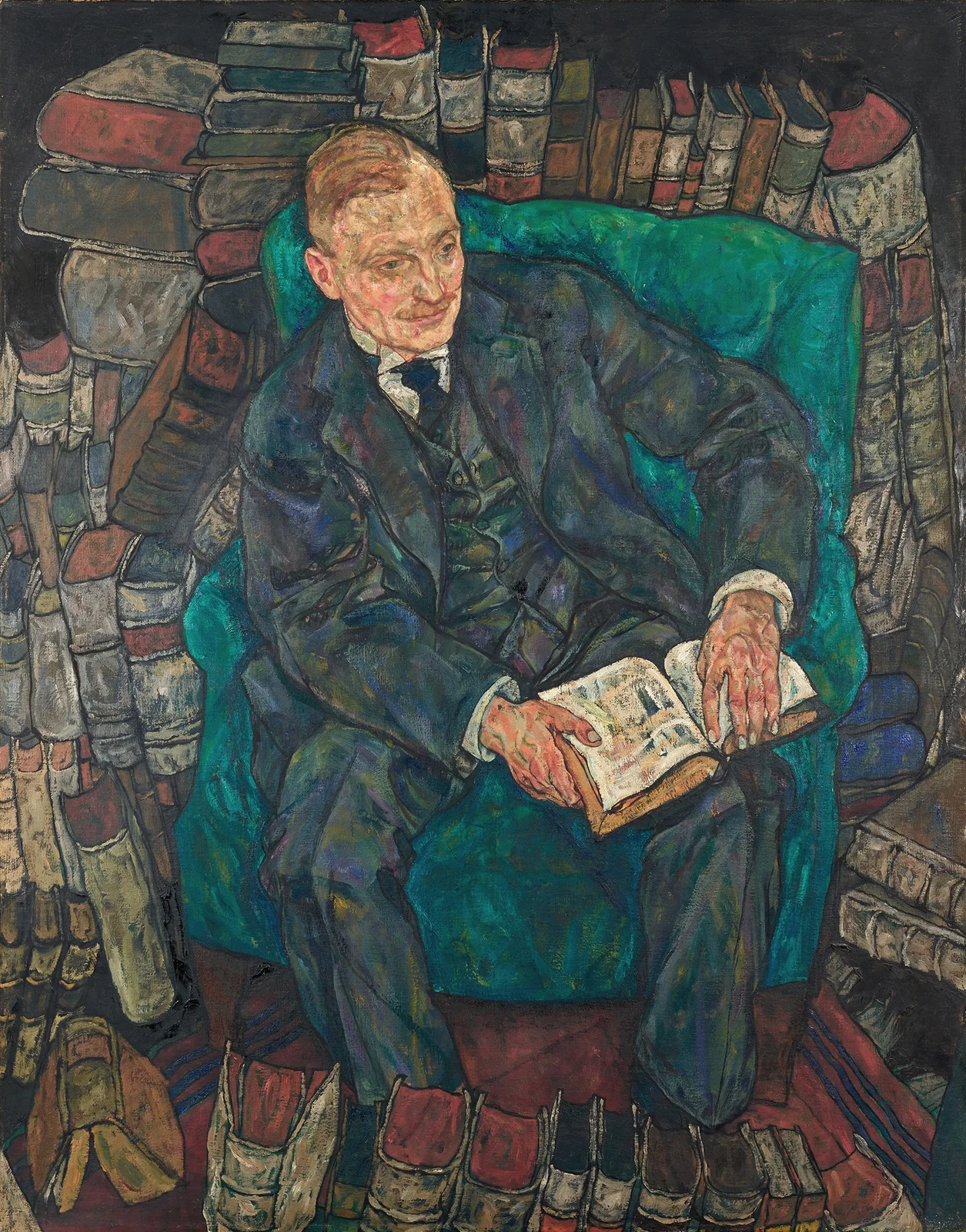 Dr. Hugo Koller av Egon Schiele
